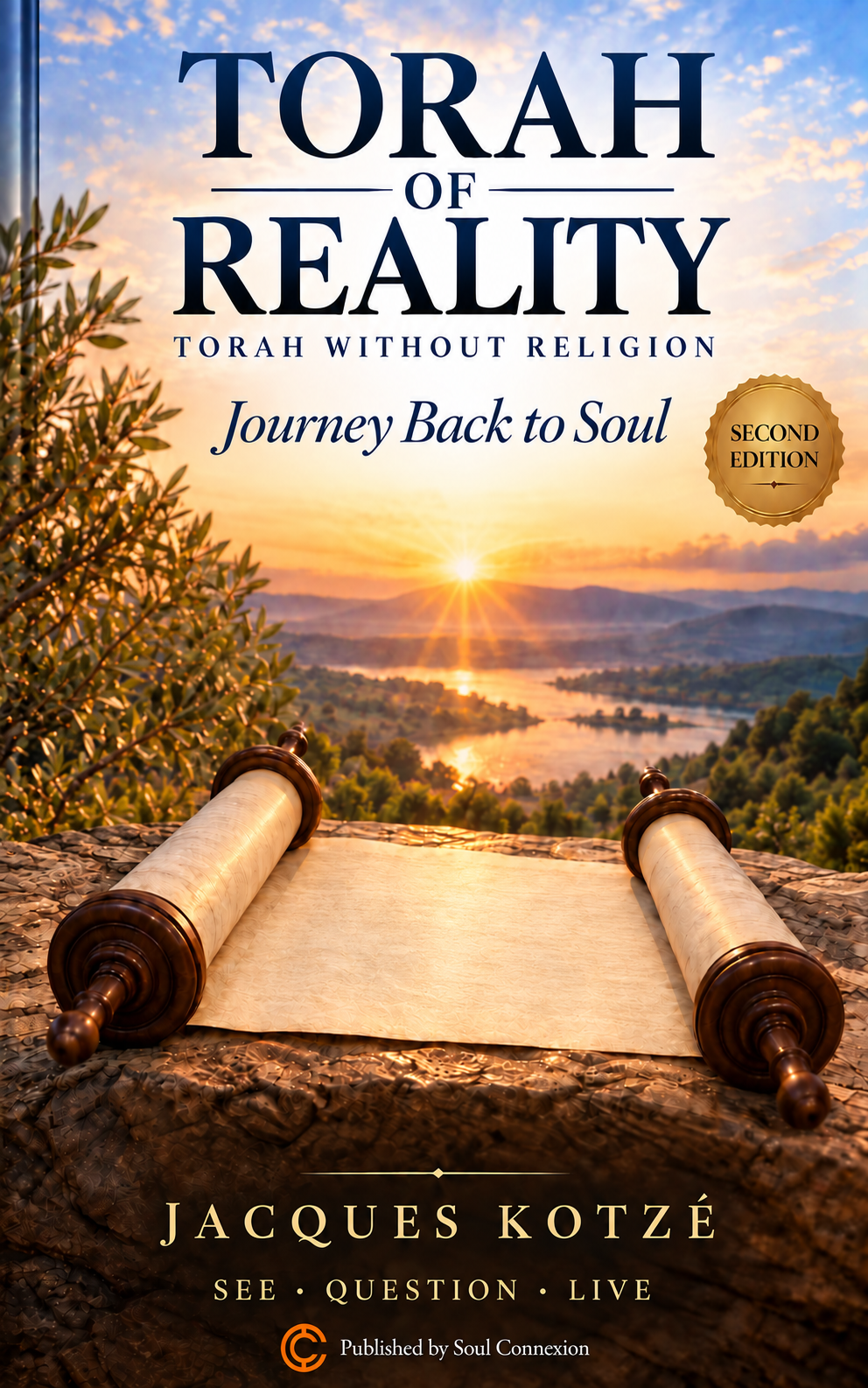 Torah of Reality Second Edition cover: Torah Without Religion — Journey Back to Soul